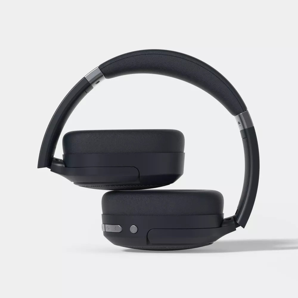 Active Noise Canceling Hybrid Wired Wireless Over‑Ear Headphones
