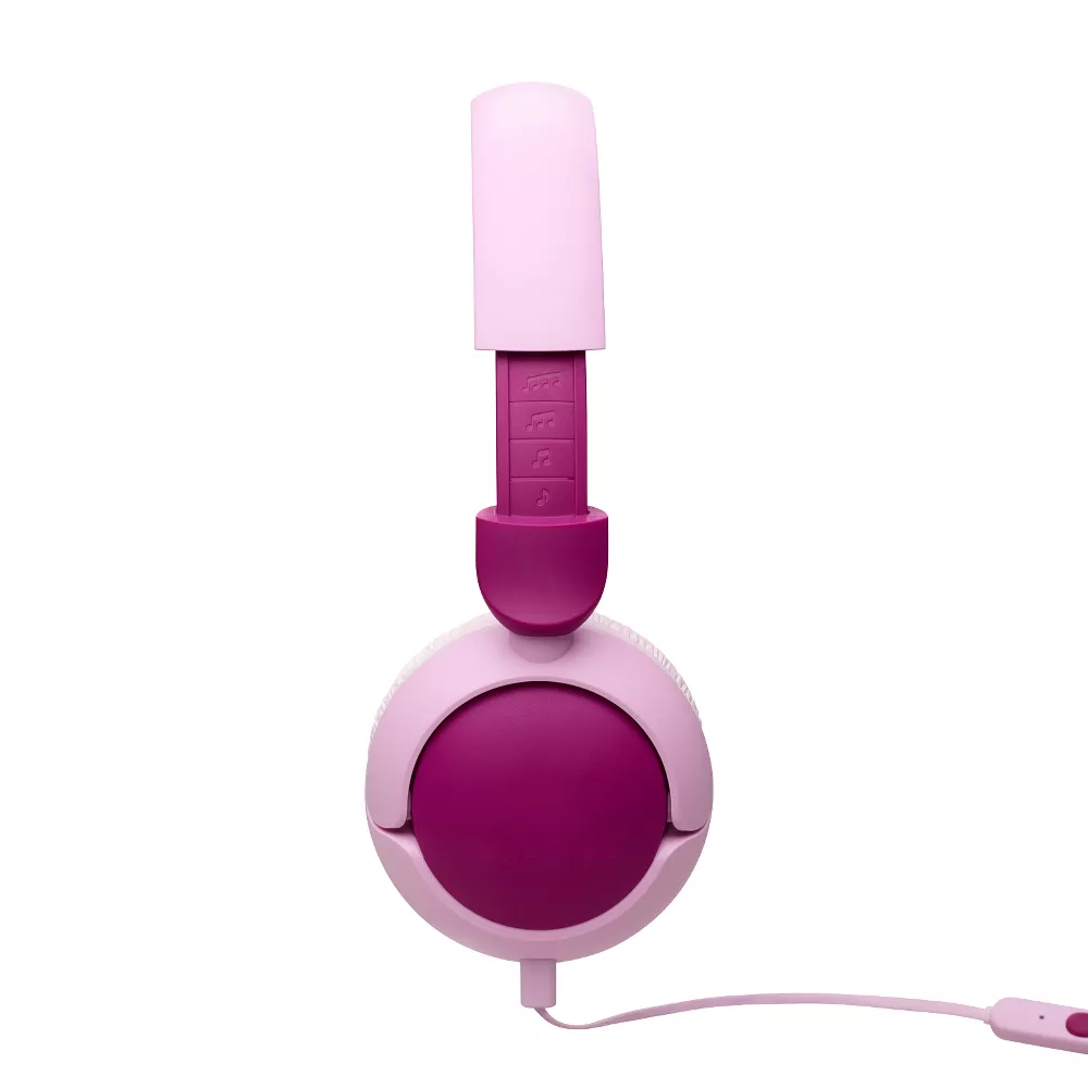 Wired On‑Ear Kids Headphones with Built‑in Microphone