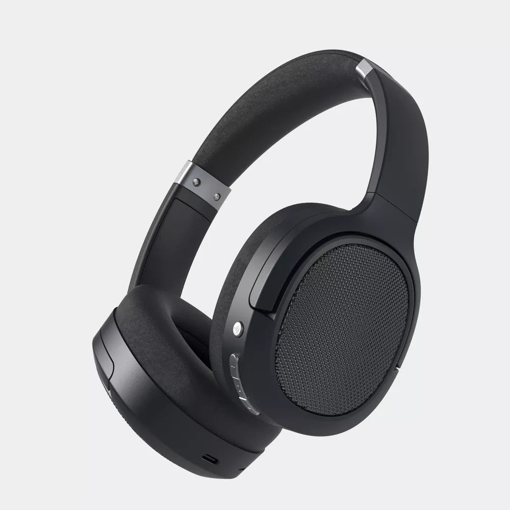 Active Noise Canceling Hybrid Wired Wireless Over‑Ear Headphones
