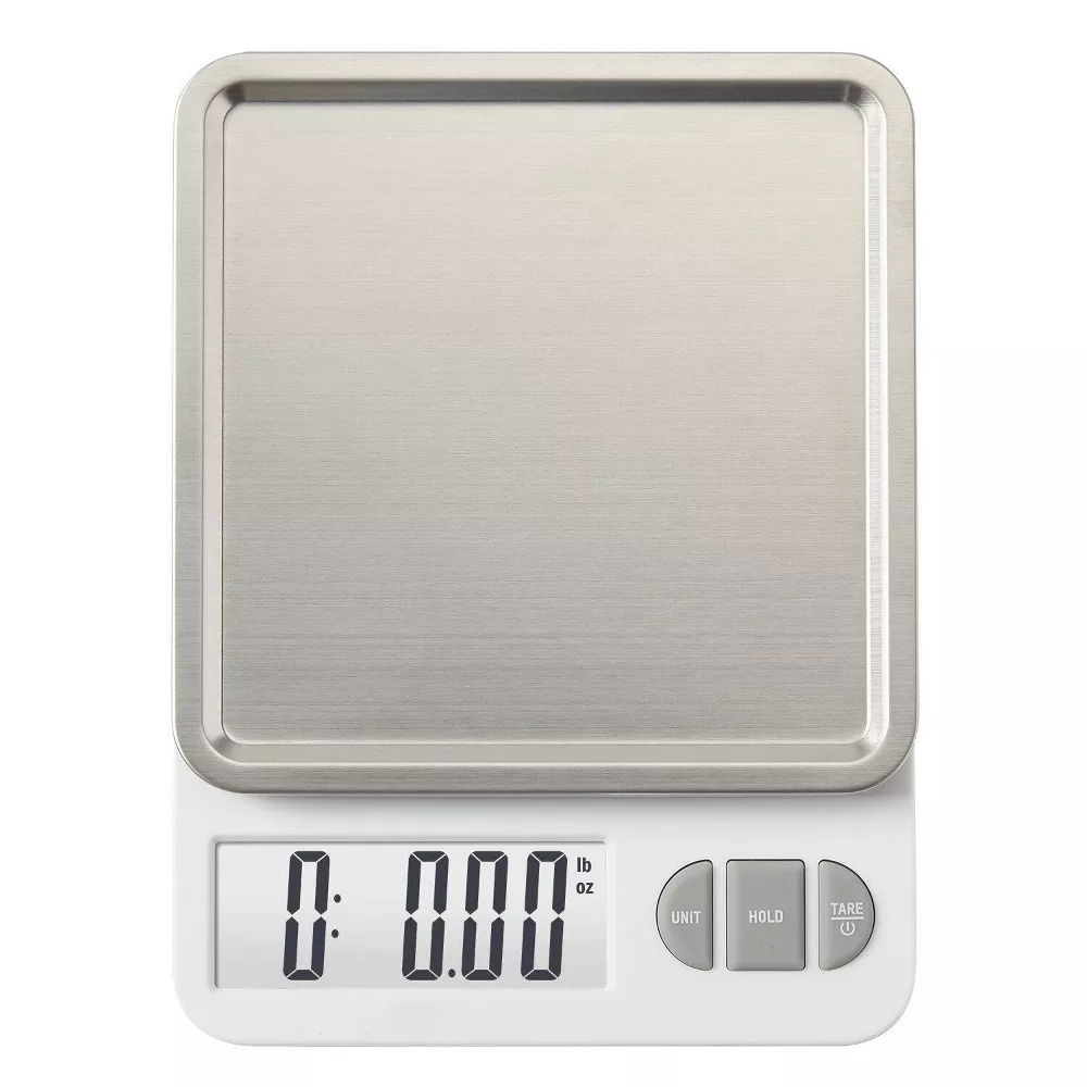 Digital Kitchen Scale with Removable Stainless‑Steel Tray