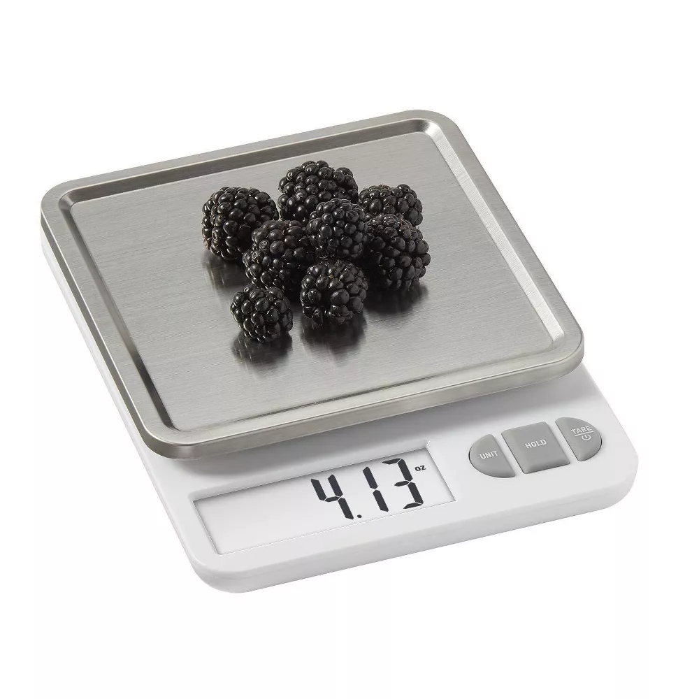 Digital Kitchen Scale with Removable Stainless‑Steel Tray